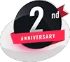 2nd anniversary icon