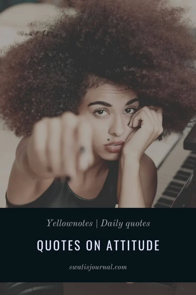 quotes on attitude yellownotes swatisjournal